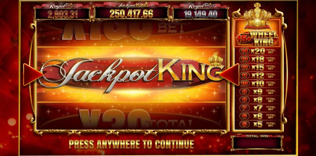 Jackpot King Prize Lines Slot