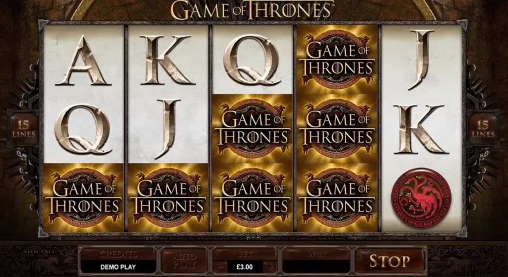 Game of Thrones 15 lines Slot